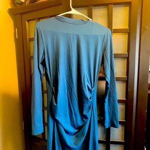 Long sleeve, mock neck, maternity dress